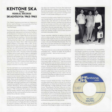 Kentone Ska from Federal Records: Skalvouvia 1963-1965