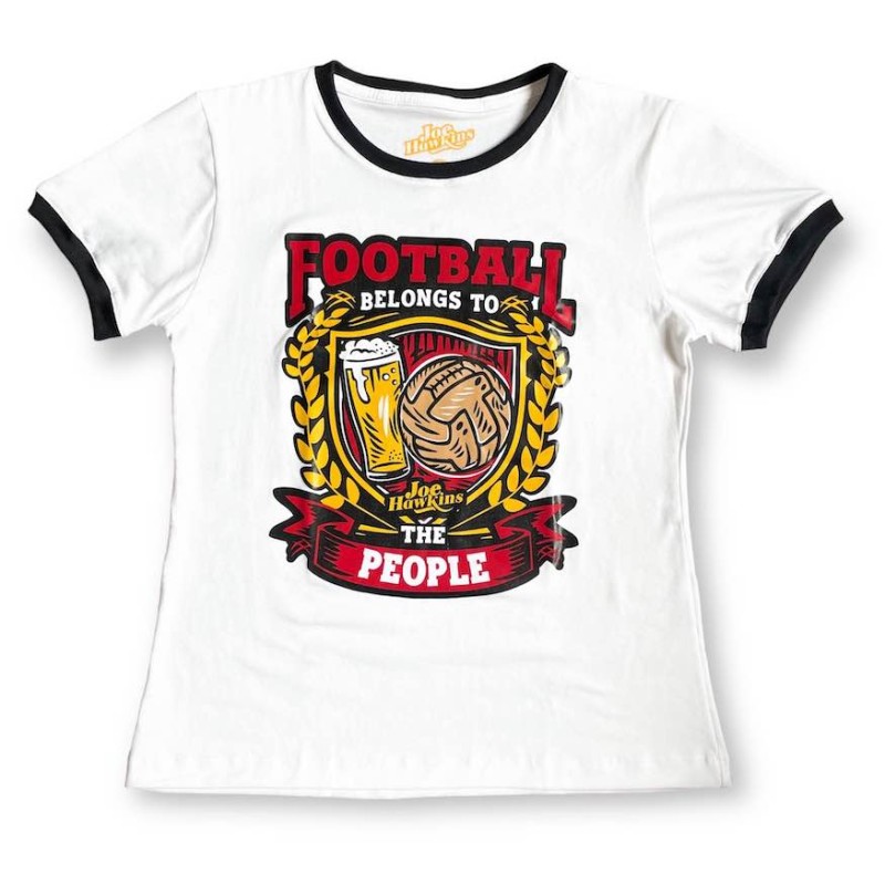 Football Belongs To The People - Camiseta ringer (chica)