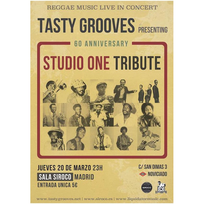 Tasty Grooves - Studio One Tribute, vol. 1 (poster)