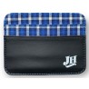 Card holder - Blue gingham