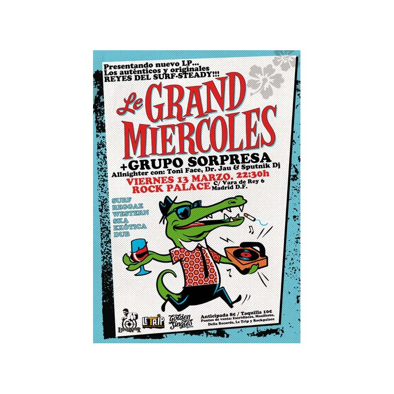 Le Grand Miércoles @ Rock Palace 2015 (poster)