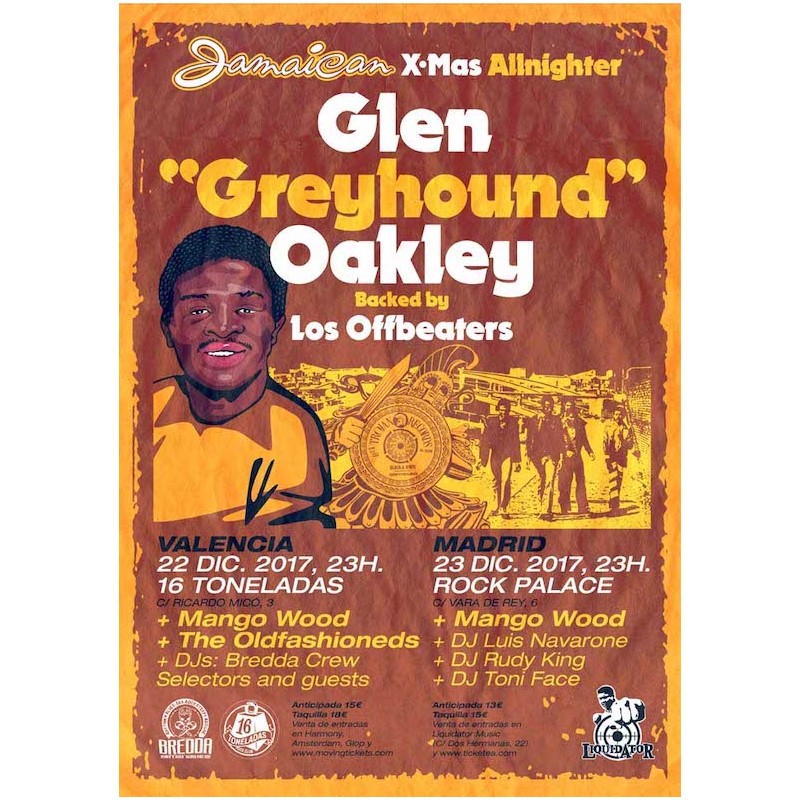 Glenroy Oakley @ Rock Palace 2017 (poster)