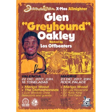 Glenroy Oakley @ Rock Palace 2017 (poster)