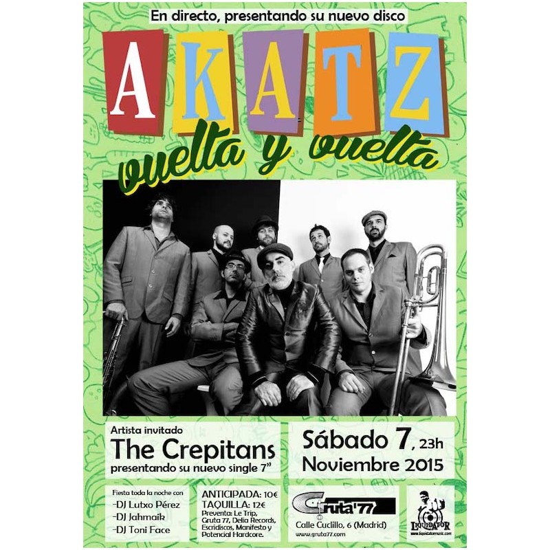 Akatz @ Gruta 77 - 2015 (poster)