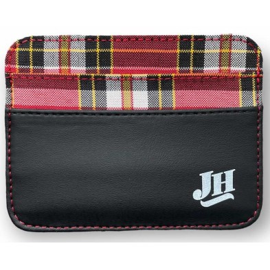 Tarjetero - Tartán rojo