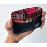 Tarjetero - Tartán rojo