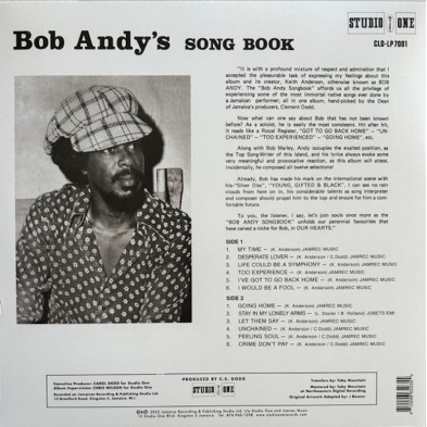 Bob Andy's Song Book