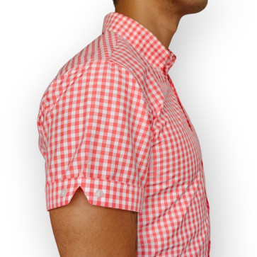 Harriot Shirt - (coral red)