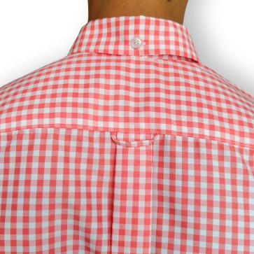 Harriot Shirt - (coral red)