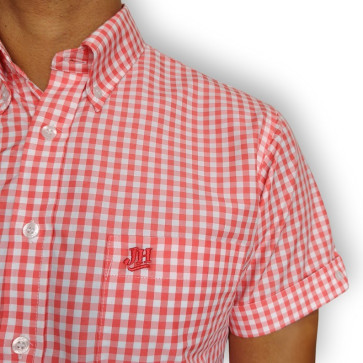 Harriot Shirt - (coral red)