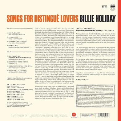 Songs For Distingué Lovers