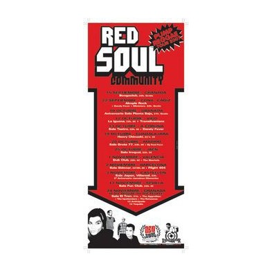 Poster Red Soul Community (70x33cm)