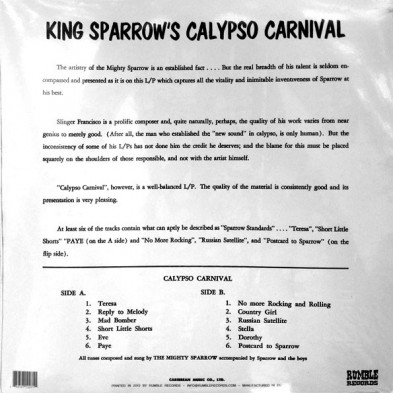 King Sparrow’s Calypso Carnival