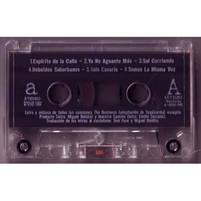 Espíritu De La Calle (cassette)